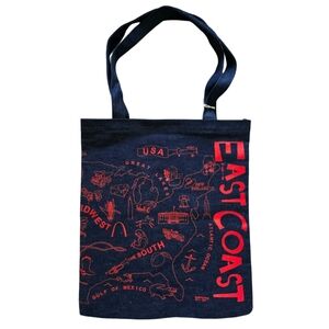 MAPTOTE East Coast To West Coast Denim Tote Bag